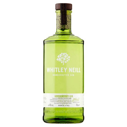 Whitley Neill Gin 70cl Chocolate Truffle and Drinks Biscuits Gift Box with Glass